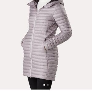 Arc'teryx Nuri long down coat - light lavender